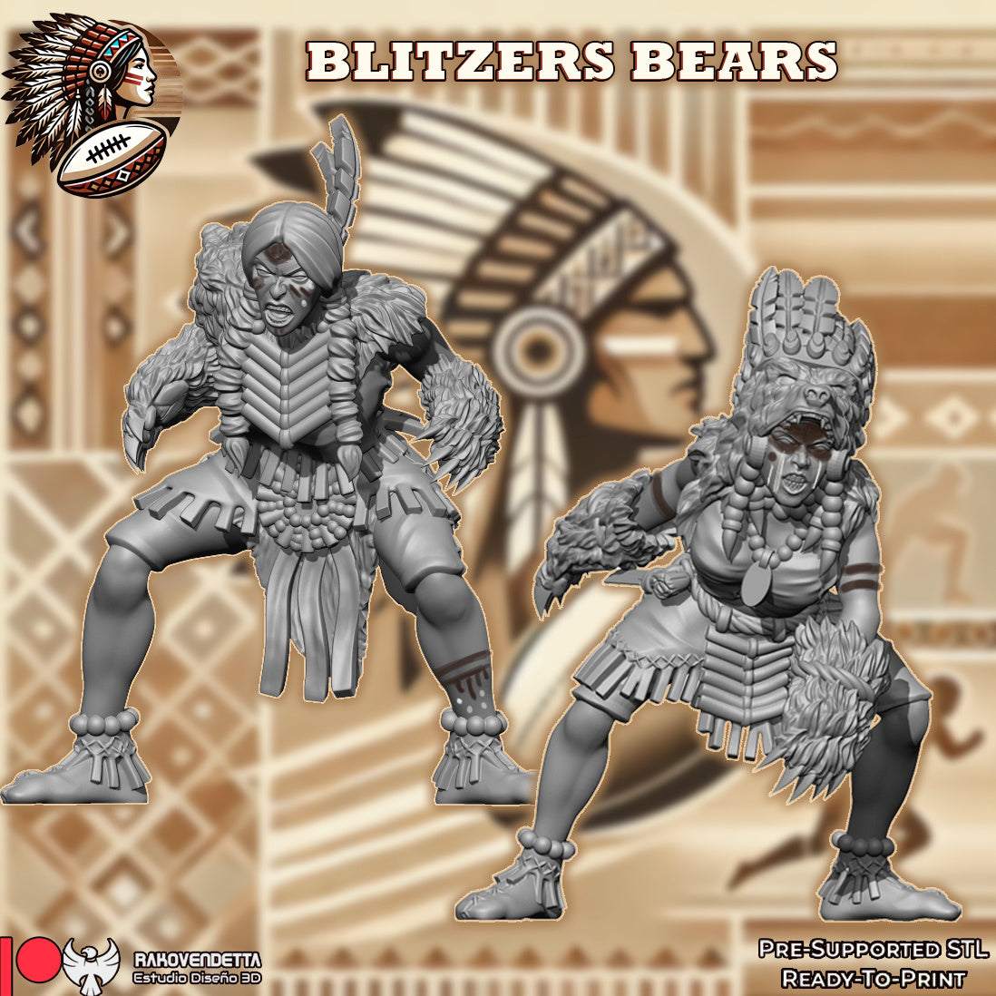 Rakovendetta Estudio Western Amazon Fantasy Football Team