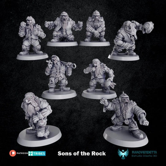 Rakovendetta Estudio Dwarf Biker Fantasy Football Team