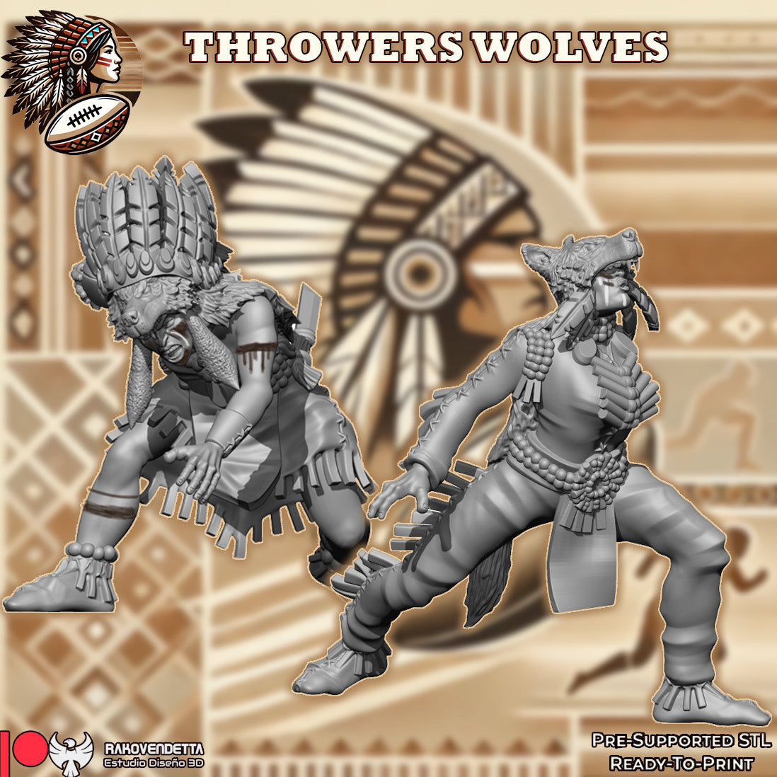 Rakovendetta Estudio Western Amazon Fantasy Football Team