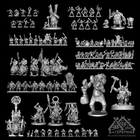 10mm Fantasy Battle Ogre Kingdom Army by Teremki Studios