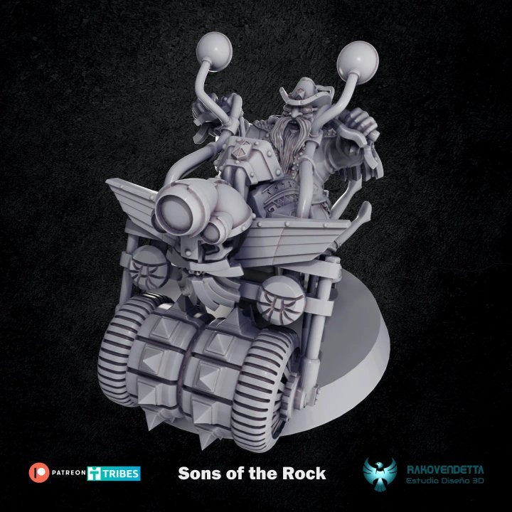 Rakovendetta Estudio Dwarf Biker Fantasy Football Team