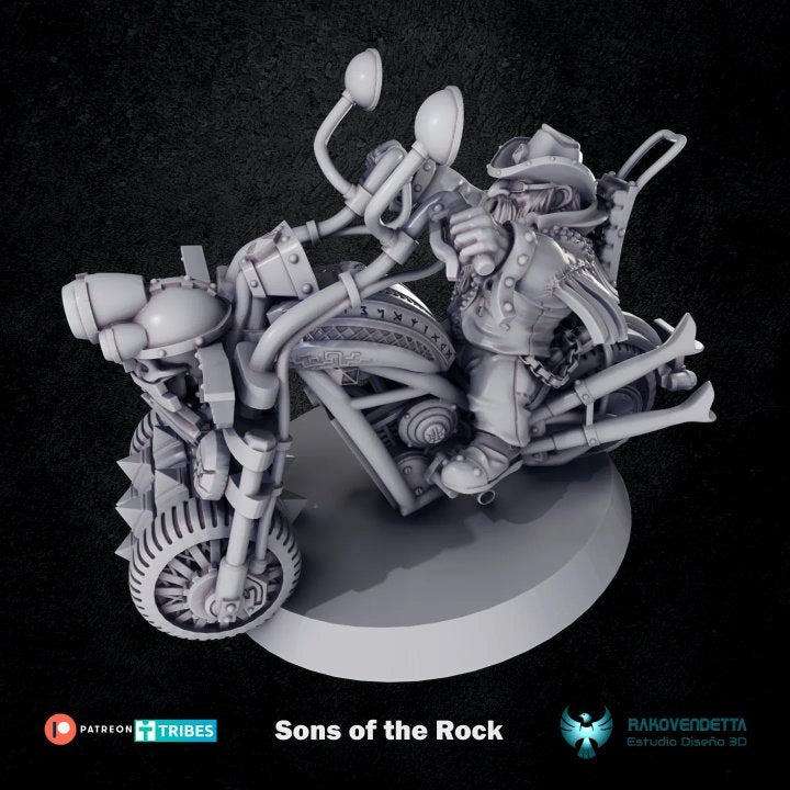 Rakovendetta Estudio Dwarf Biker Fantasy Football Team