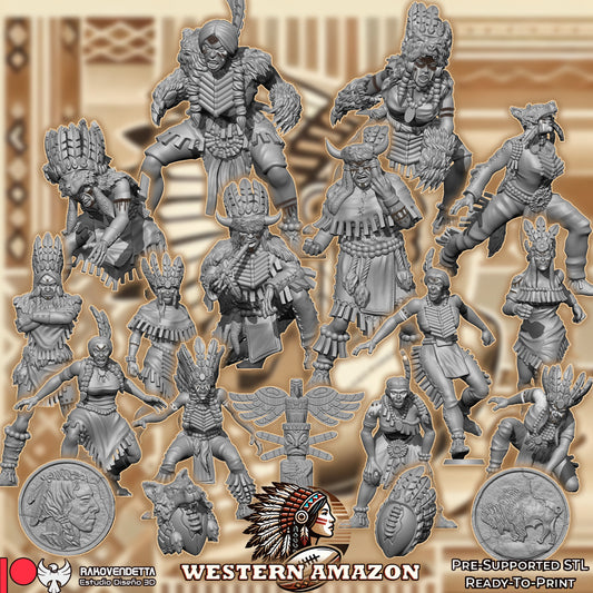 Rakovendetta Estudio Western Amazon Fantasy Football Team