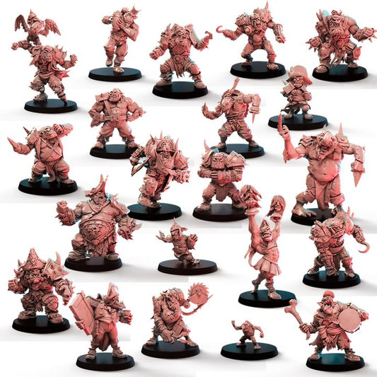 Big Child Creatives Stormcoast Marauders Orc Fantasy Football Team