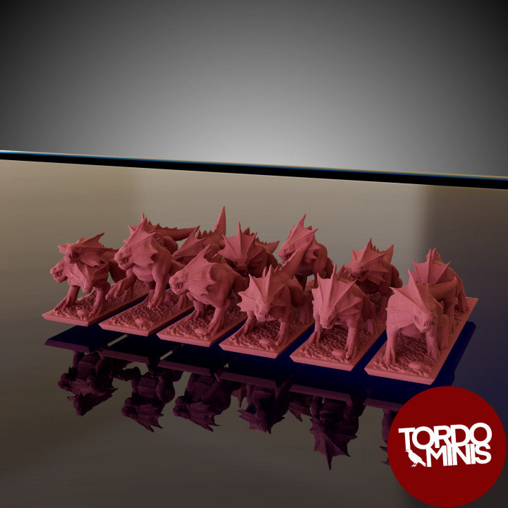 10mm Blood Daemon Army by Tordo Miniatures