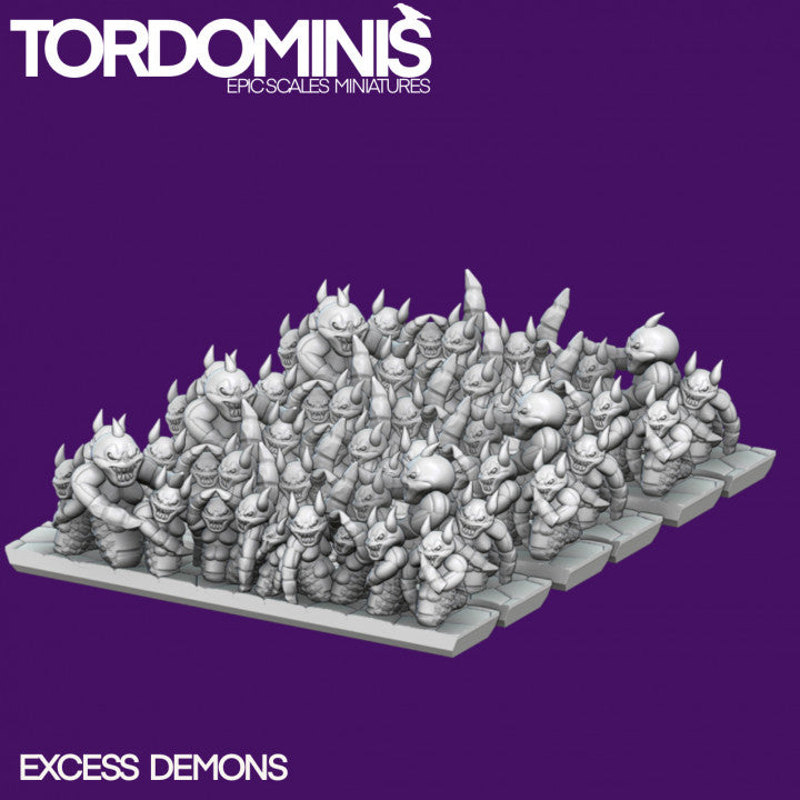 10mm Daemons of Excess Army by Tordo Miniatures
