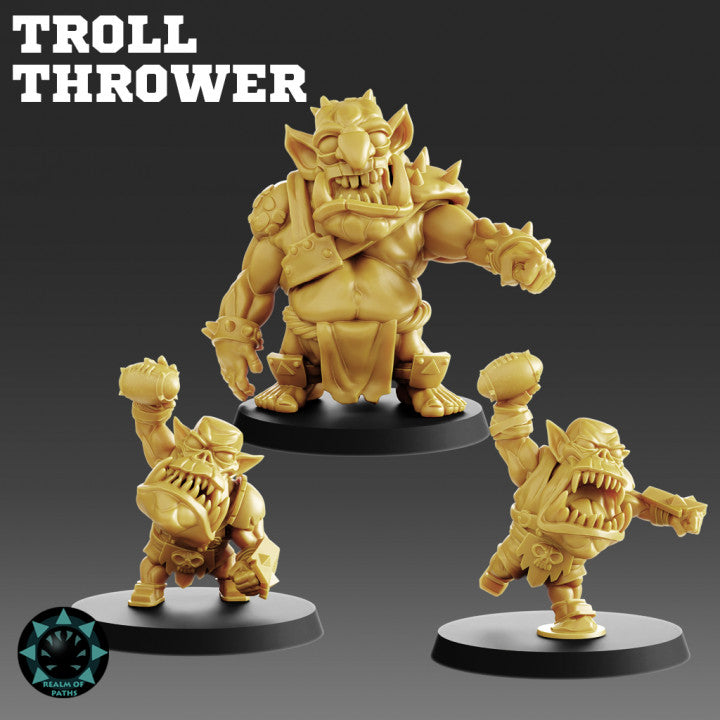 Realm of Paths Chibi Style Orc Fantasy Football Team
