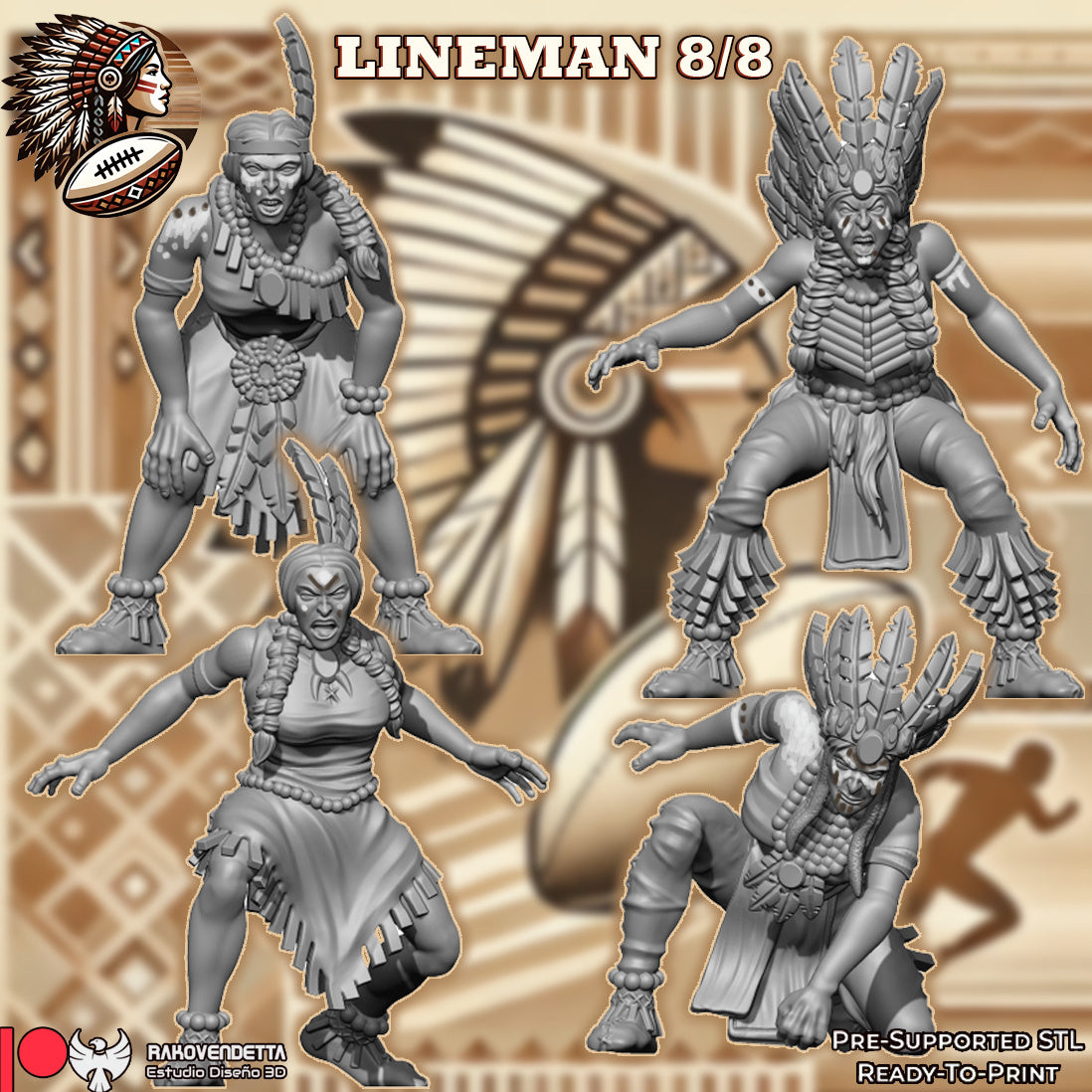 Rakovendetta Estudio Western Amazon Fantasy Football Team