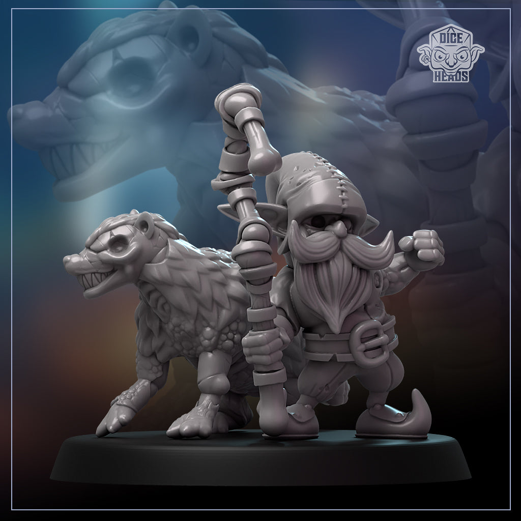 Dice Heads Zombie Gnome Fantasy Football Team