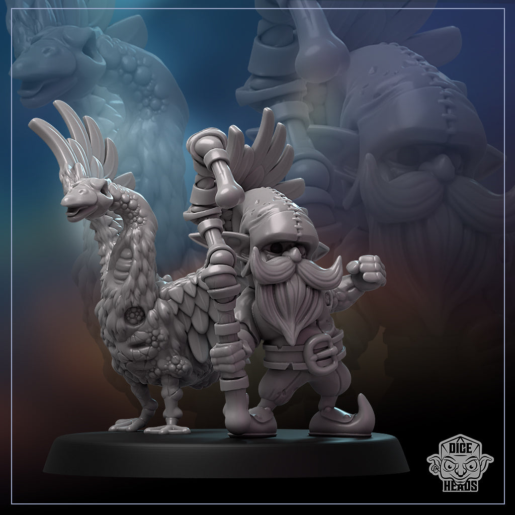 Dice Heads Zombie Gnome Fantasy Football Team