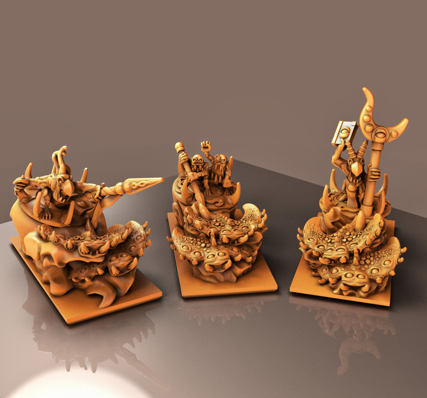 10mm Tzeentch Daemon Army by Ankylo Miniatures