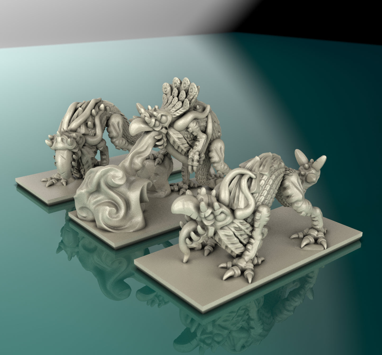 10mm Tzeentch Daemon Army by Ankylo Miniatures