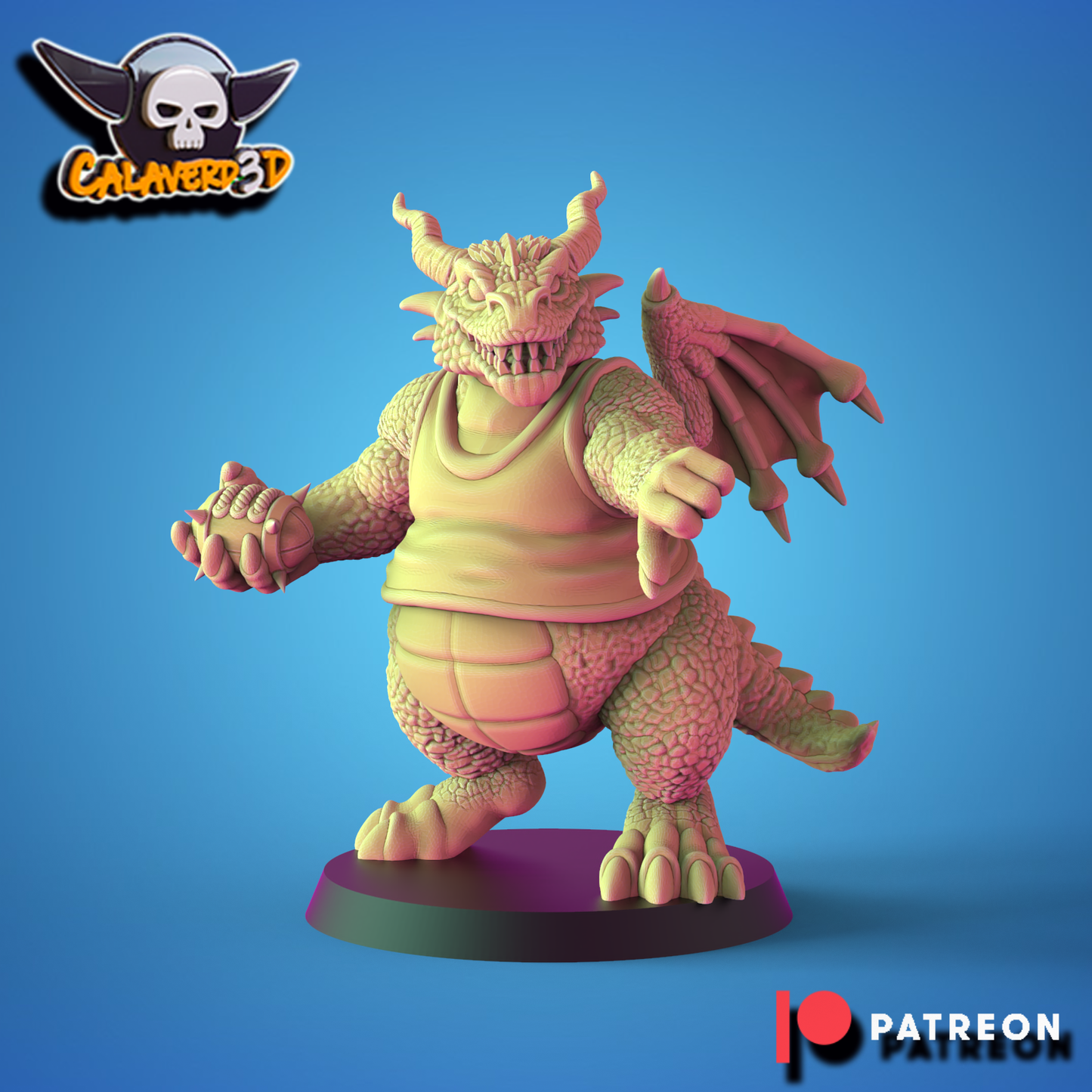 Calaverd3D Dragon Force Fantasy Football Team