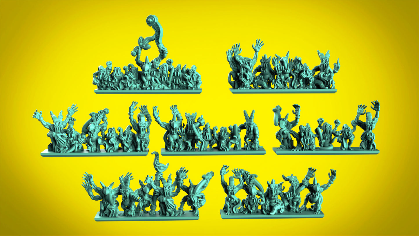 10mm Tzeentch Daemon Army by Ankylo Miniatures