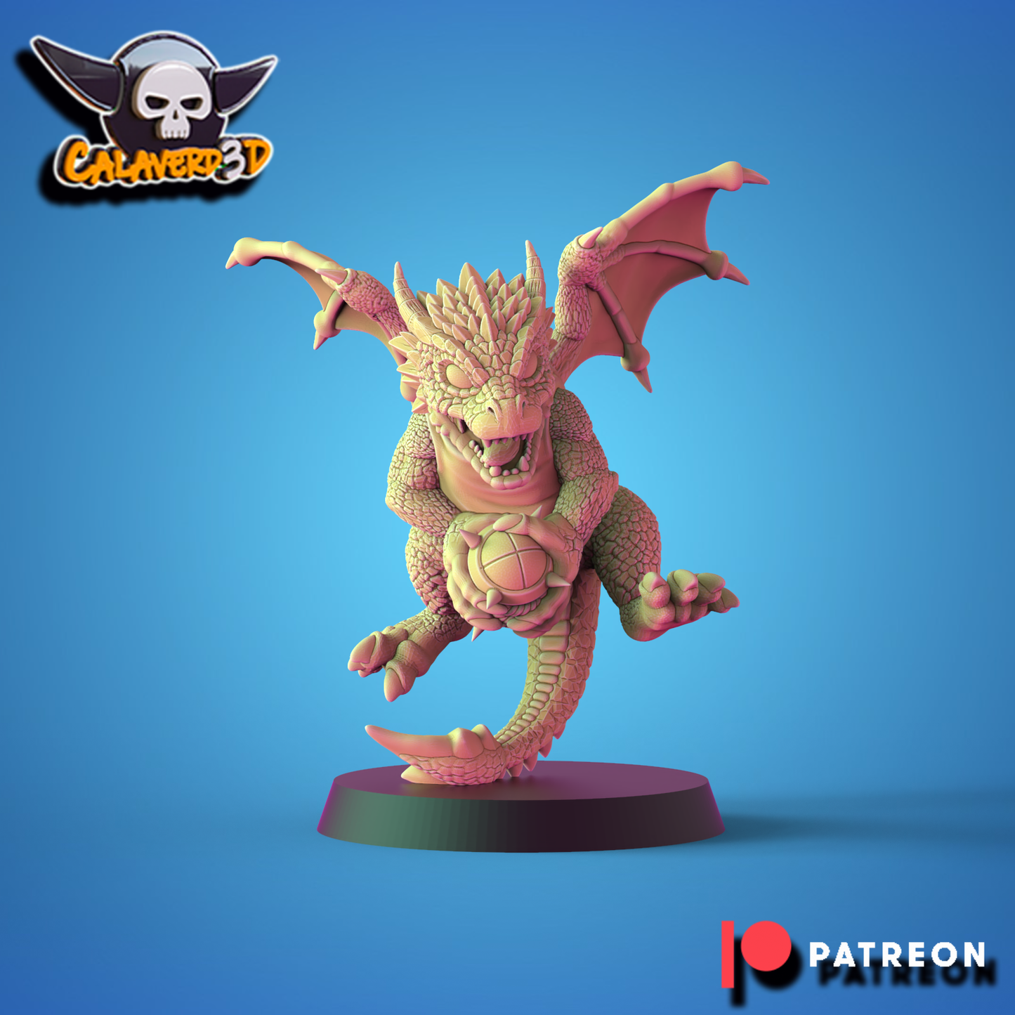 Calaverd3D Dragon Force Fantasy Football Team