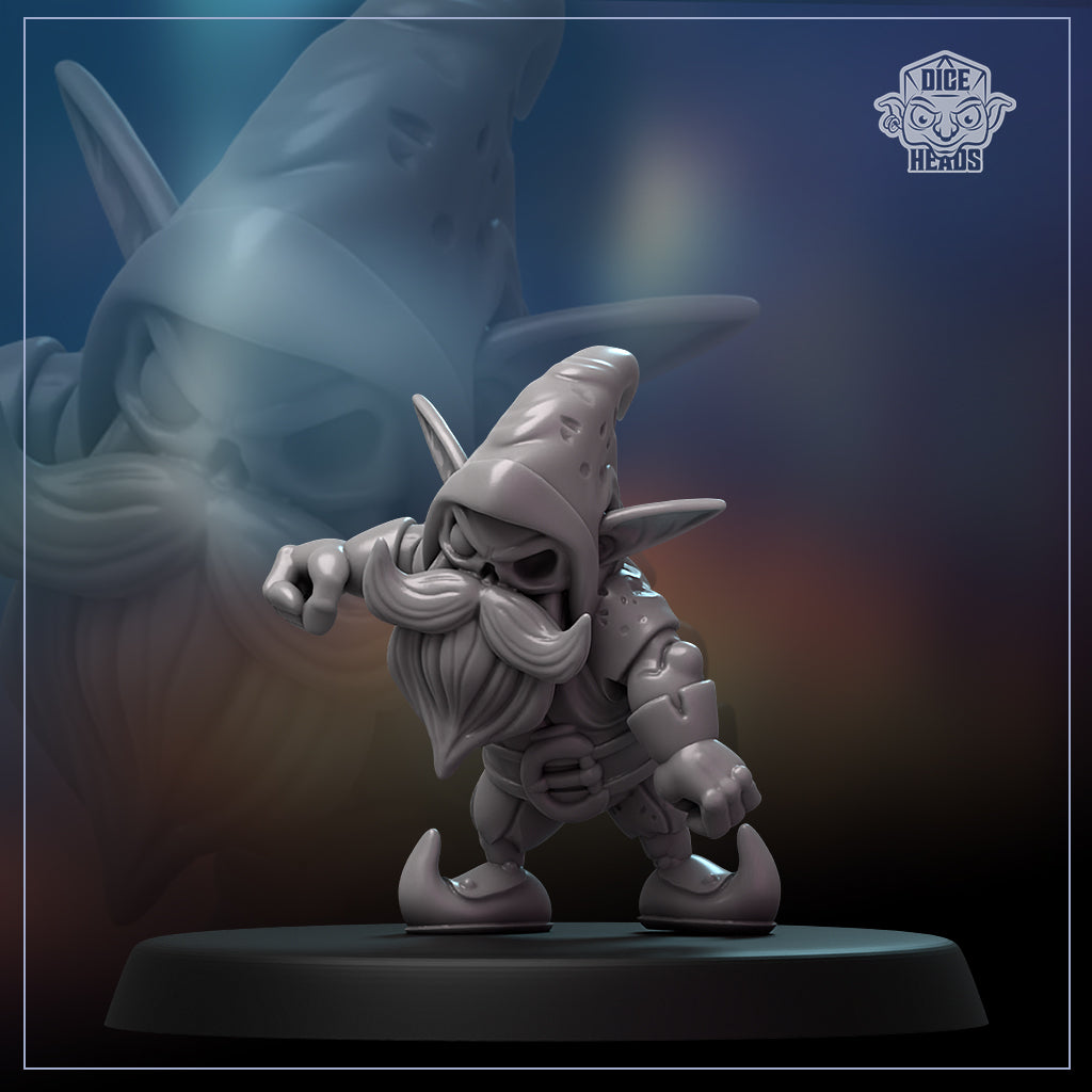 Dice Heads Zombie Gnome Fantasy Football Team