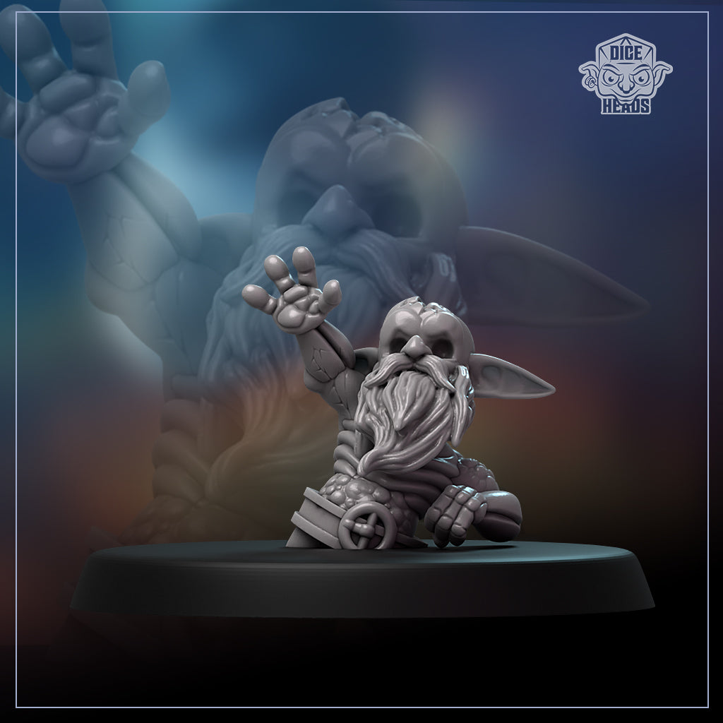 Dice Heads Zombie Gnome Fantasy Football Team