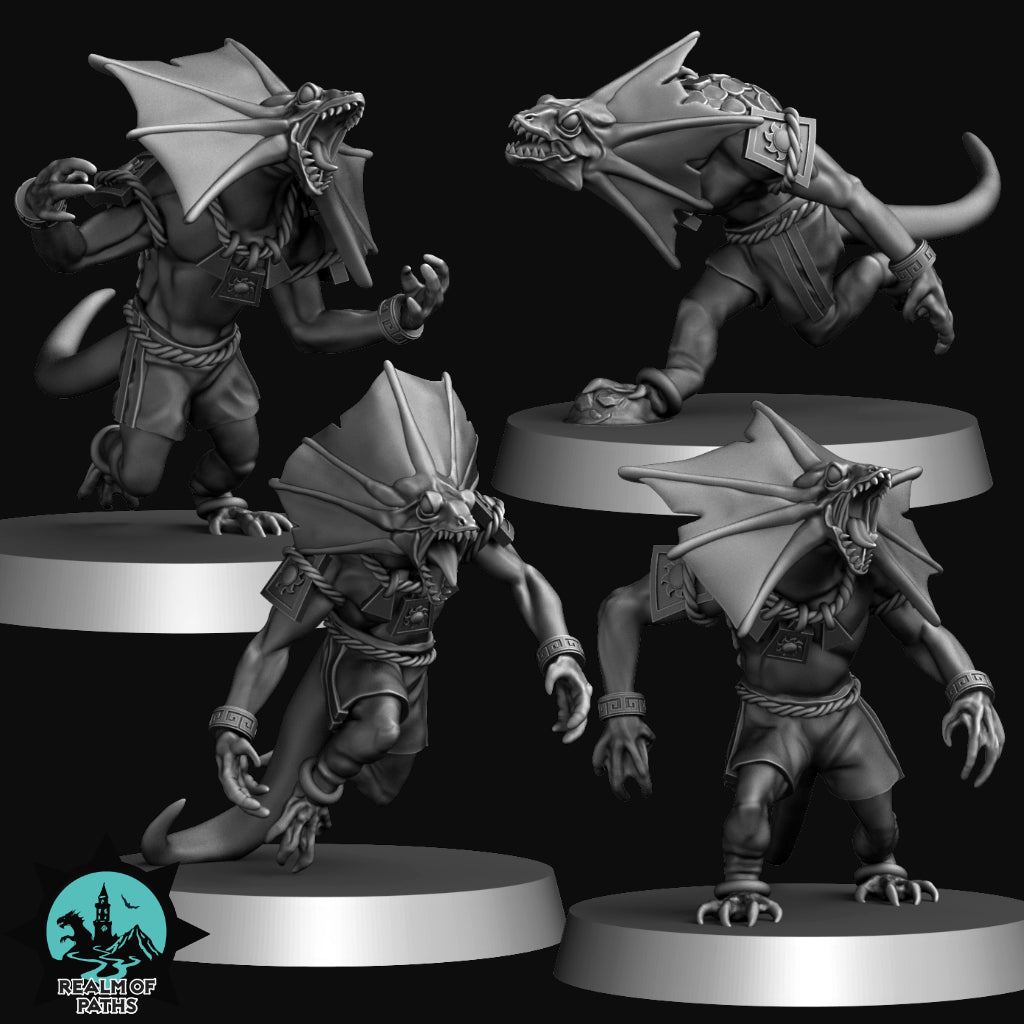Realm of Paths Lizard Folk Cold Blooded Fantasy Football Team