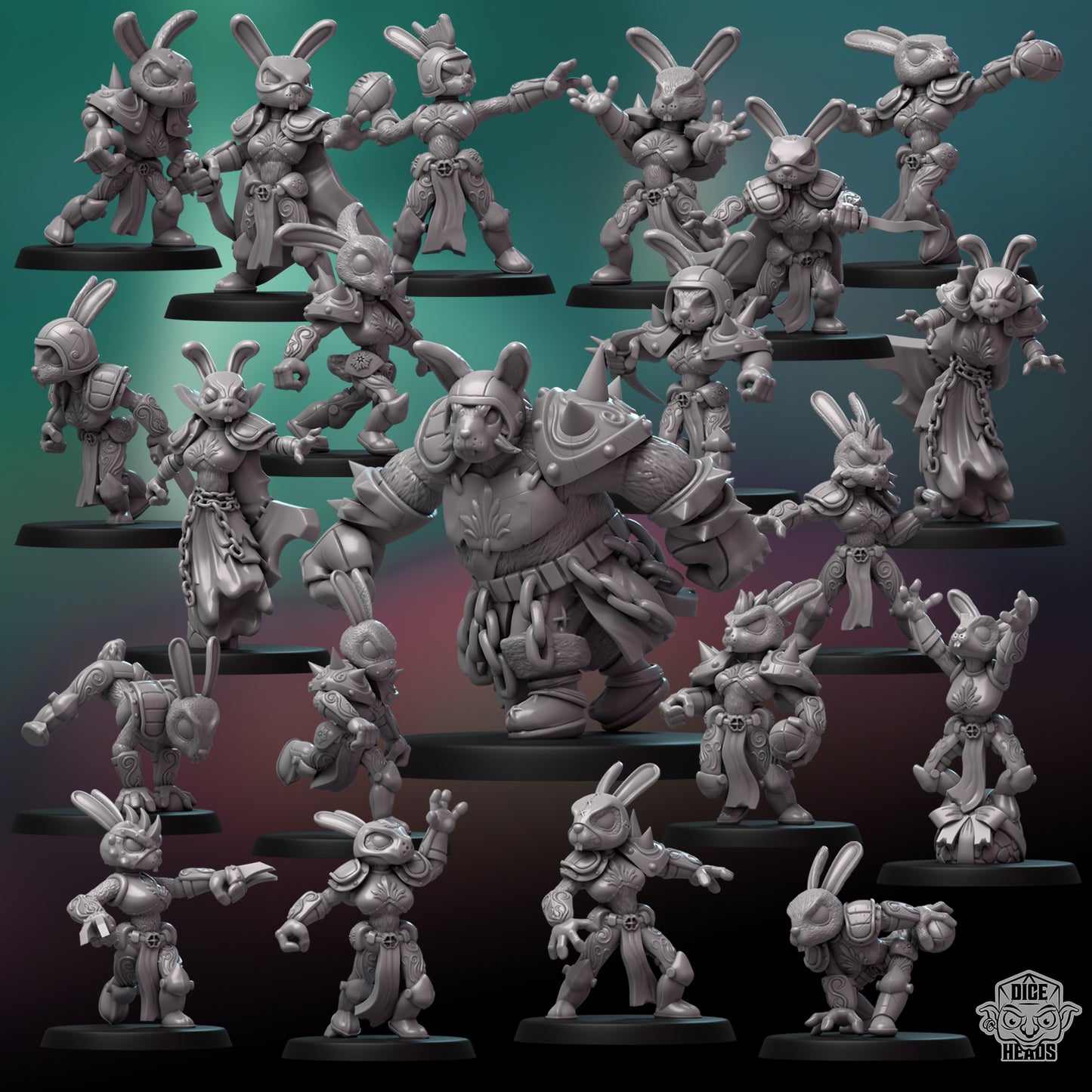 Dice Heads Ragin' Rabbits Fantasy Football Team