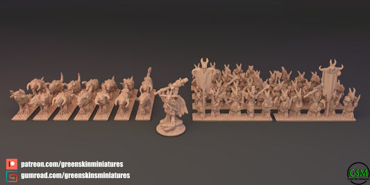 10mm Beastmen Army by Greenskin Miniatures