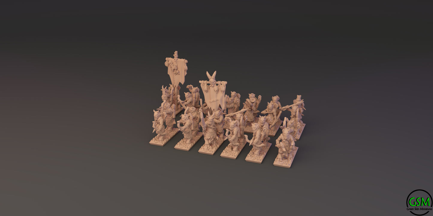 10mm Beastmen Army by Greenskin Miniatures