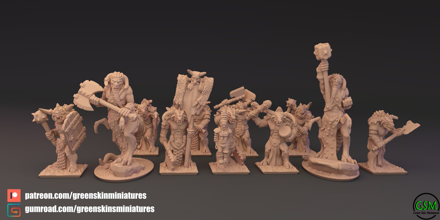 10mm Beastmen Army by Greenskin Miniatures