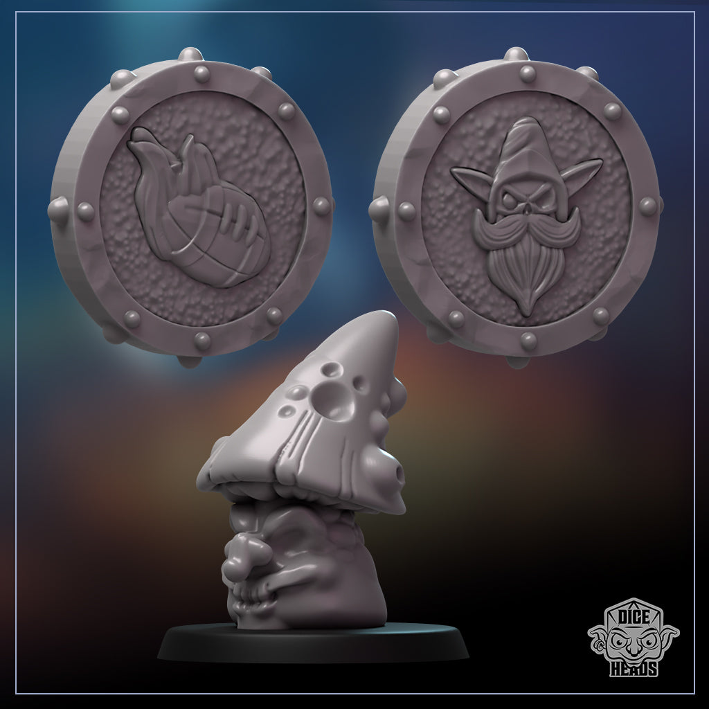 Dice Heads Zombie Gnome Fantasy Football Team