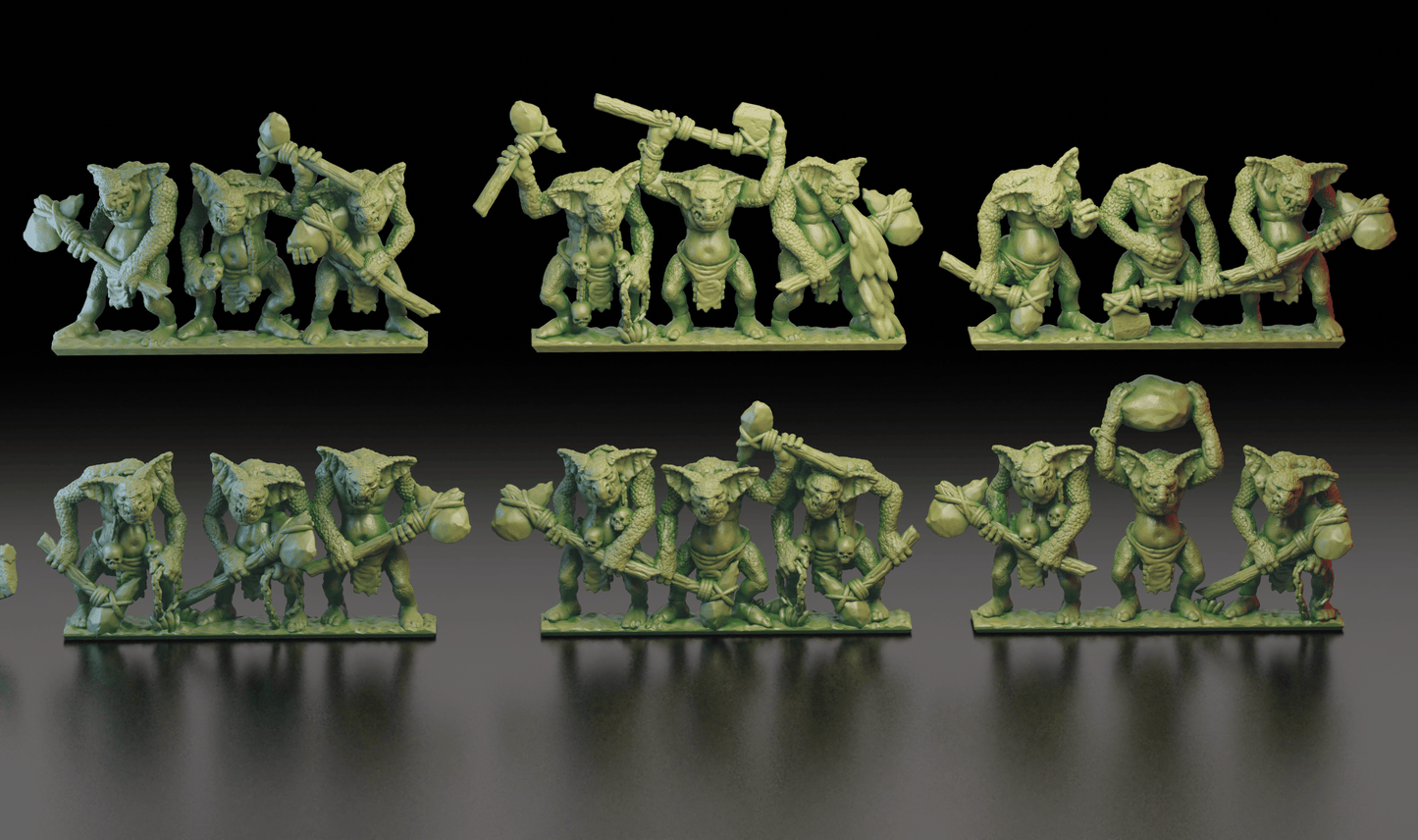 10mm Fantasy Orcs and Goblins Army by Wake's Emporium