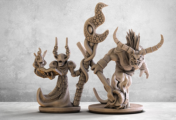 10mm Tzeentch Daemon Army by Ankylo Miniatures