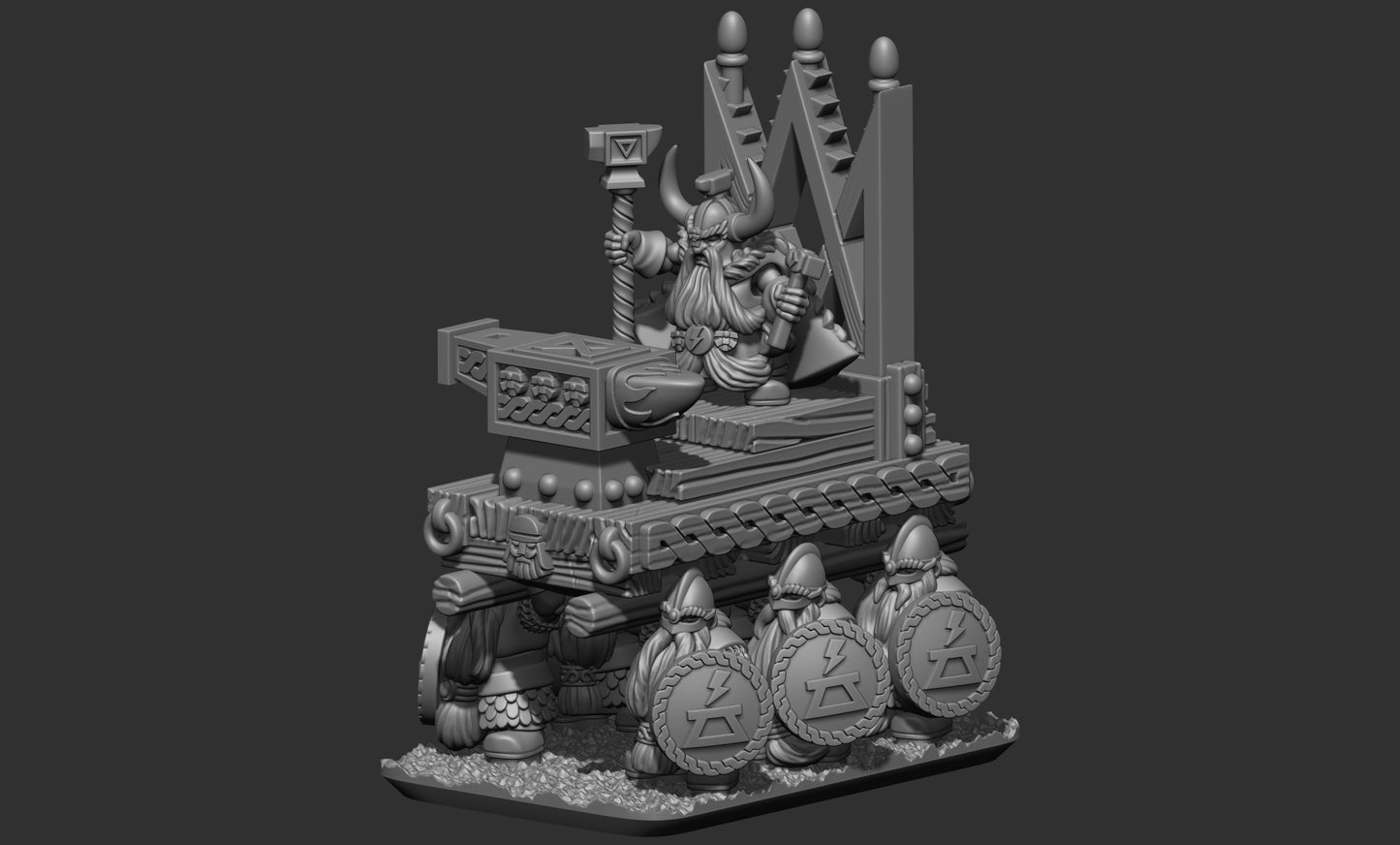 10mm Fantasy Battle Norse Dwarves Army by Varus Miniatures