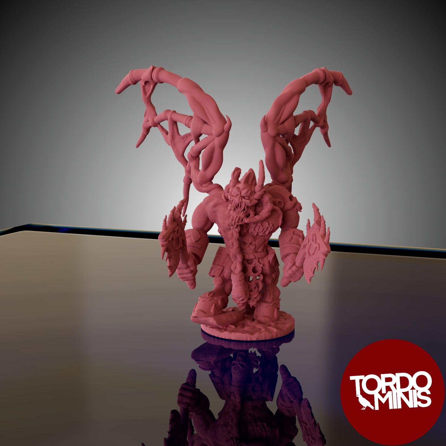 10mm Blood Daemon Army by Tordo Miniatures