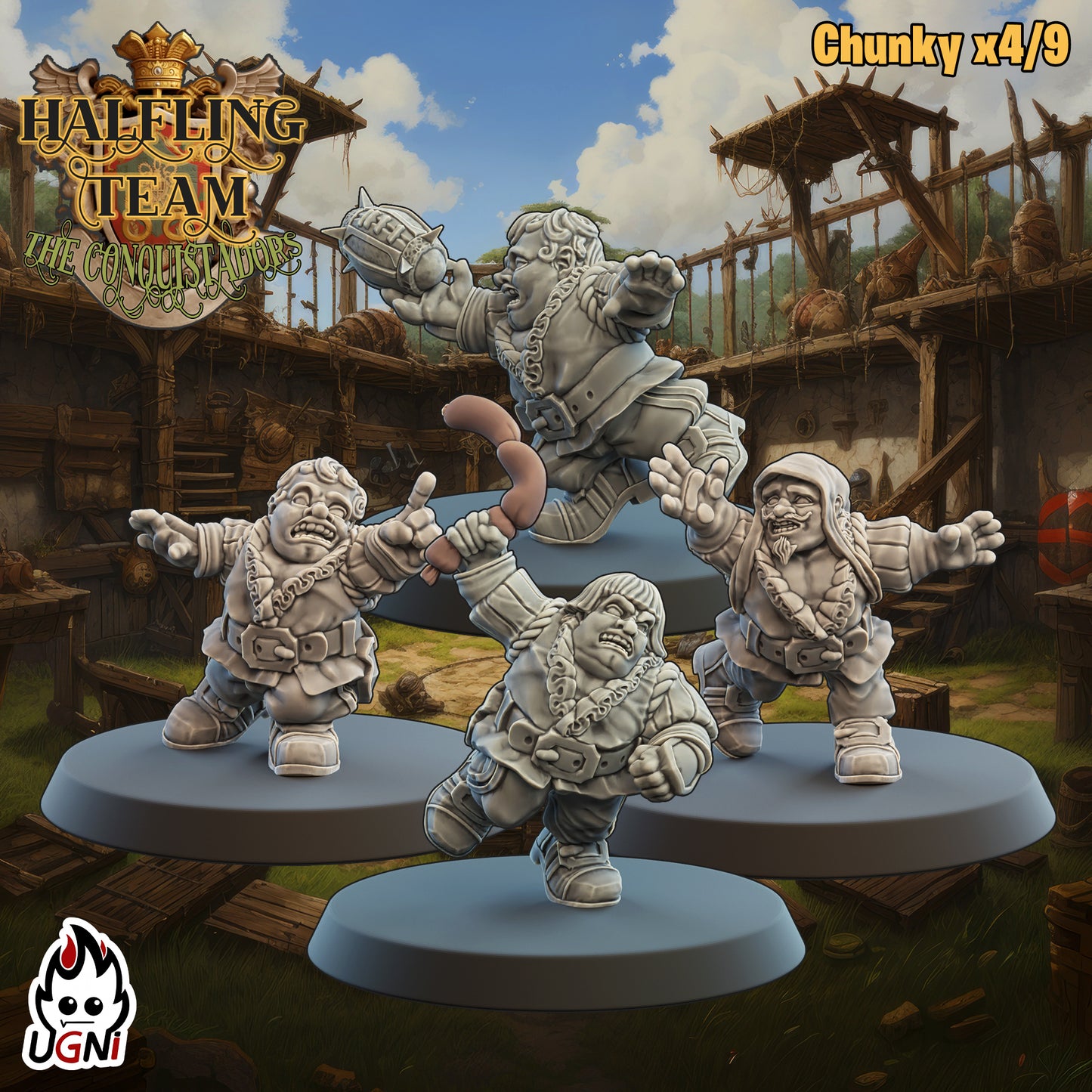 Ugni Halfling (Conquistador style) Football Team