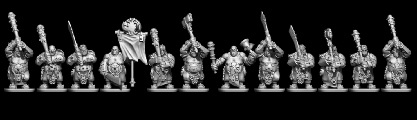 10mm Fantasy Battle Ogre Kingdom Army by Teremki Studios