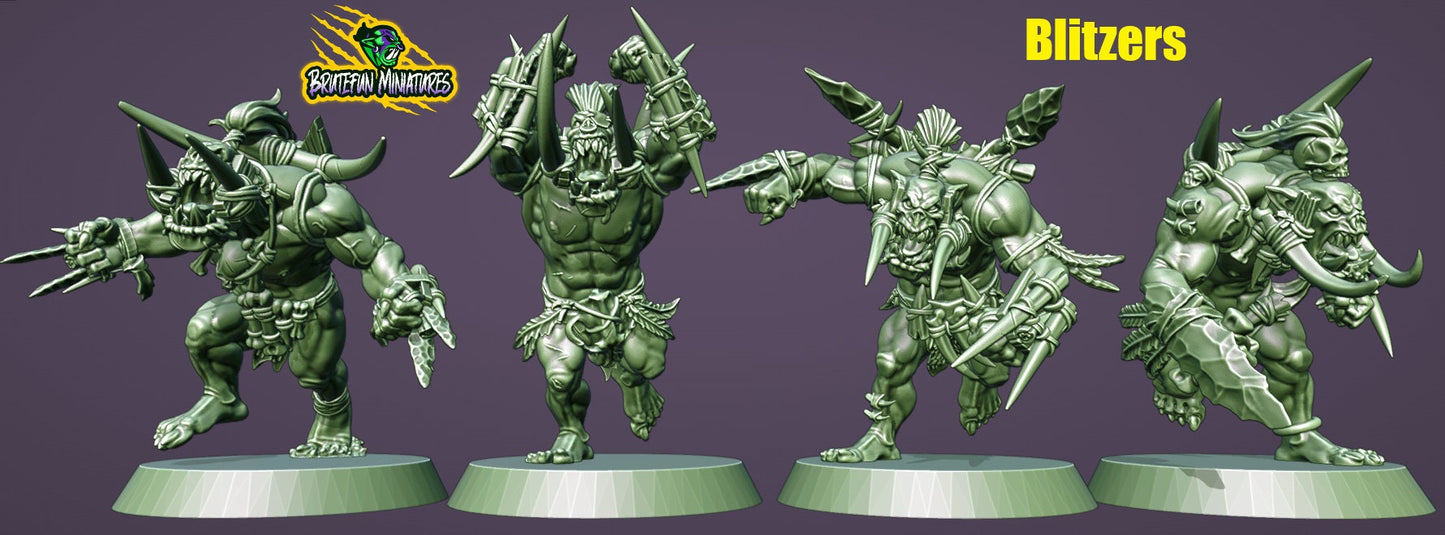 Brutefun Savage Orc Fantasy Football Team