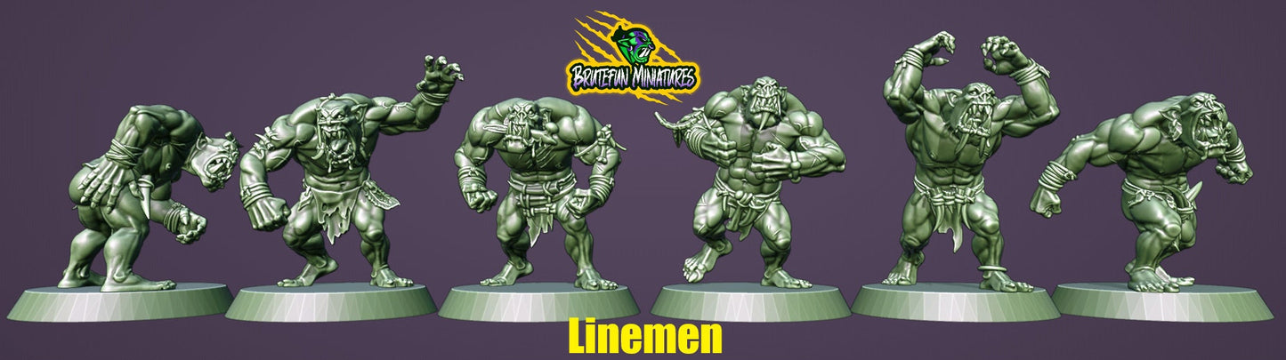 Brutefun Savage Orc Fantasy Football Team