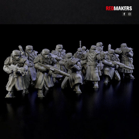 Redmakers Imperial Force Ice Warriors Squad - 40k