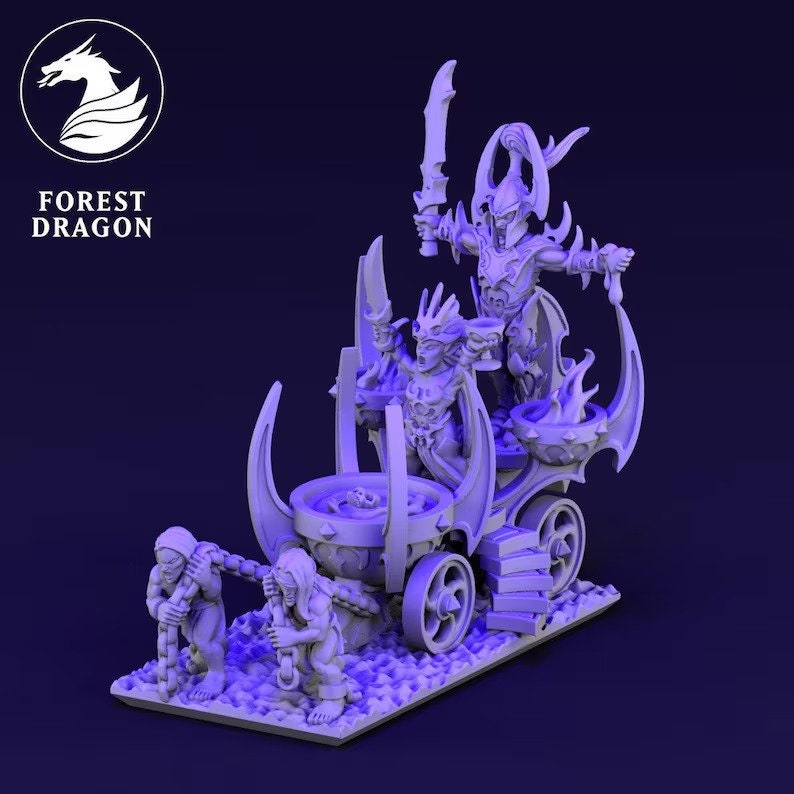 10mm Dire Elf Army by Forest Dragon