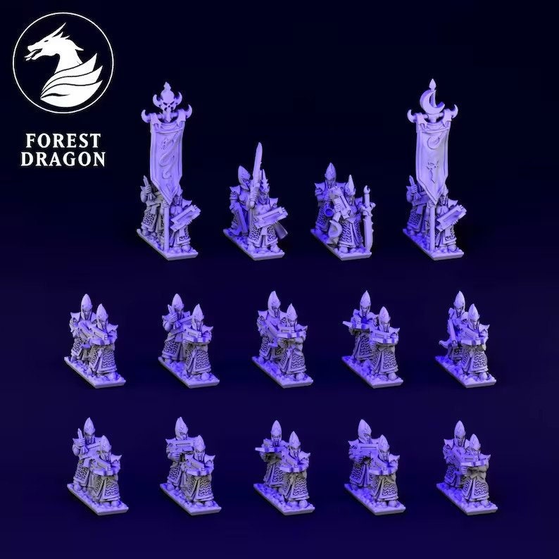 10mm Dire Elf Army by Forest Dragon