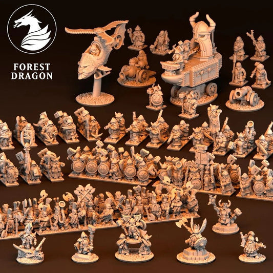10mm Dwarf Army by Forest Dragon