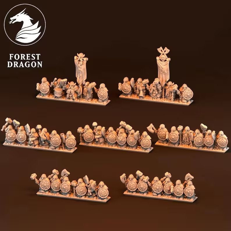 10mm Dwarf Army by Forest Dragon