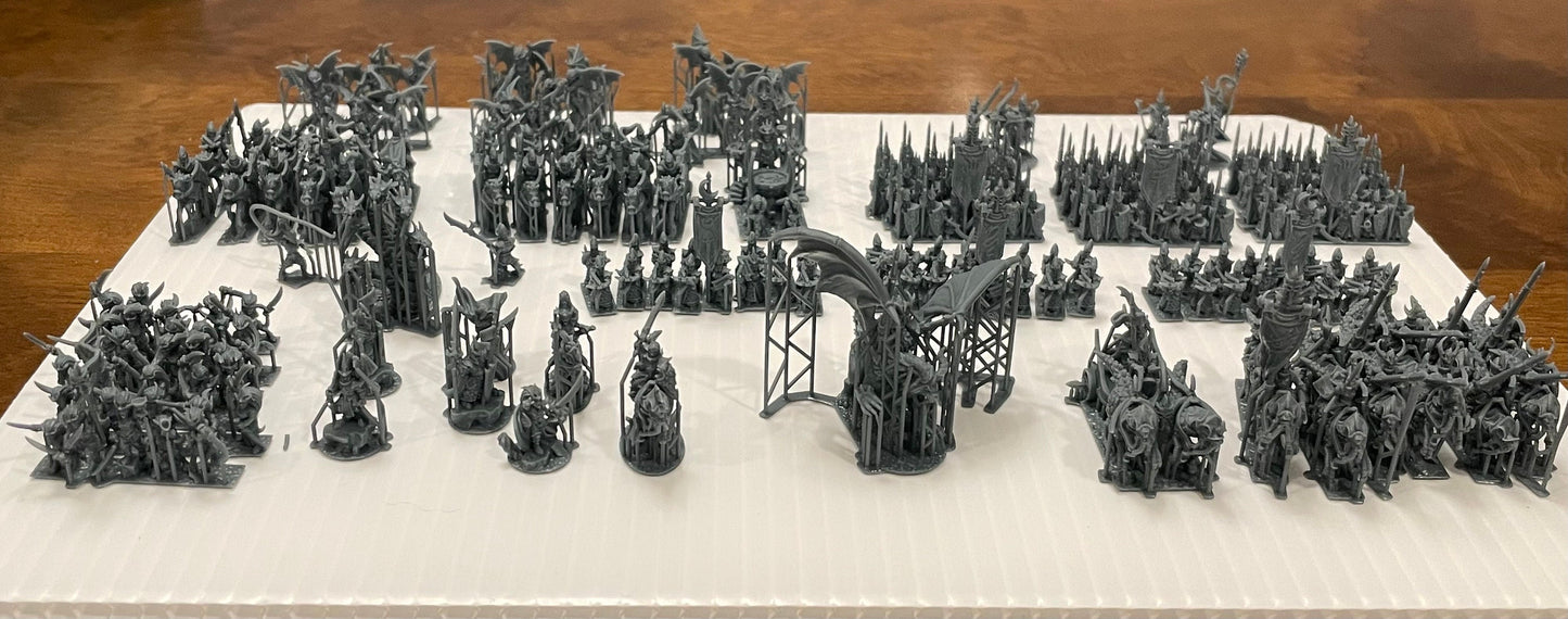 10mm Dire Elf Army by Forest Dragon
