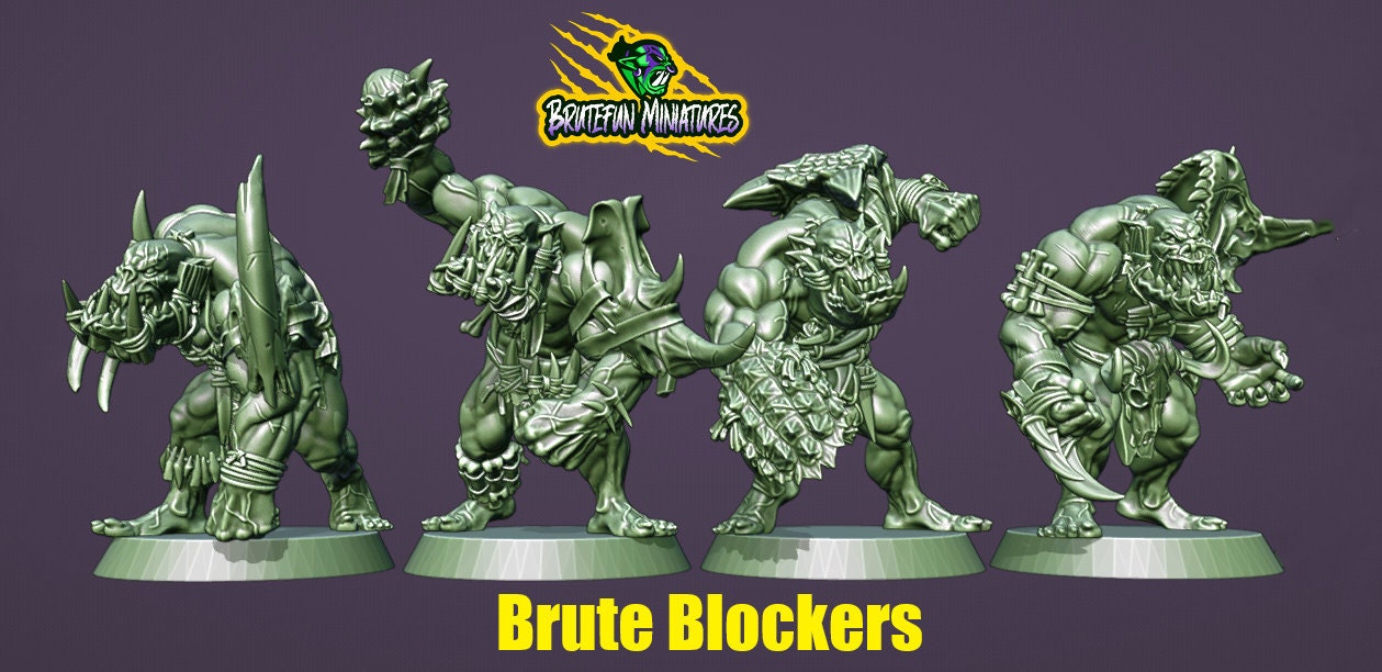 Brutefun Savage Orc Fantasy Football Team