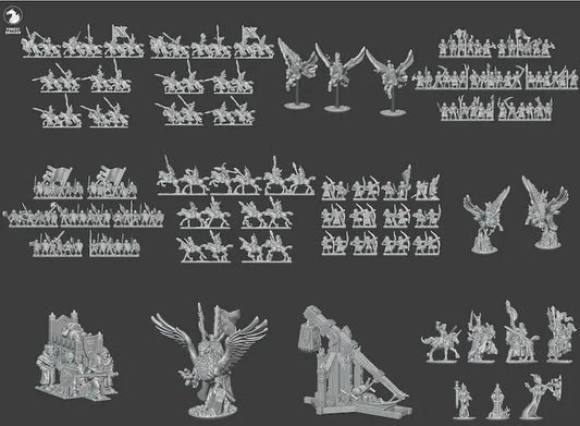 10mm Chivalric Knight Army by Forest Dragon