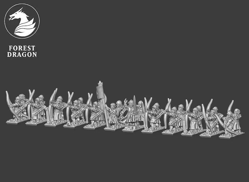 10mm Chivalric Knight Army by Forest Dragon