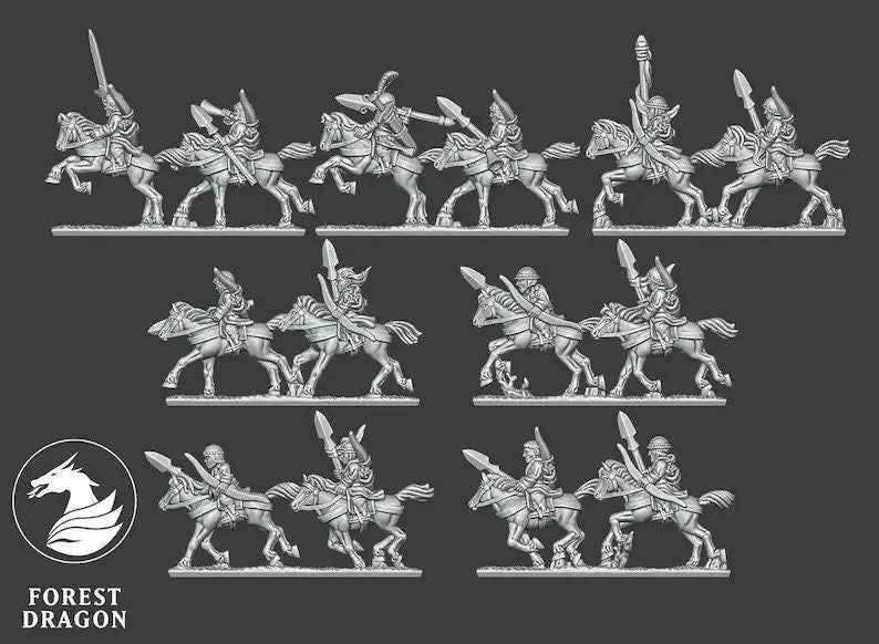 10mm Chivalric Knight Army by Forest Dragon