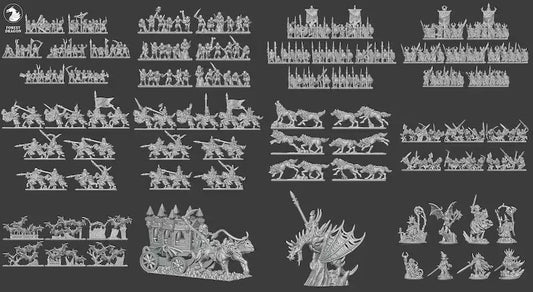 10mm Vampire Army by Forest Dragon