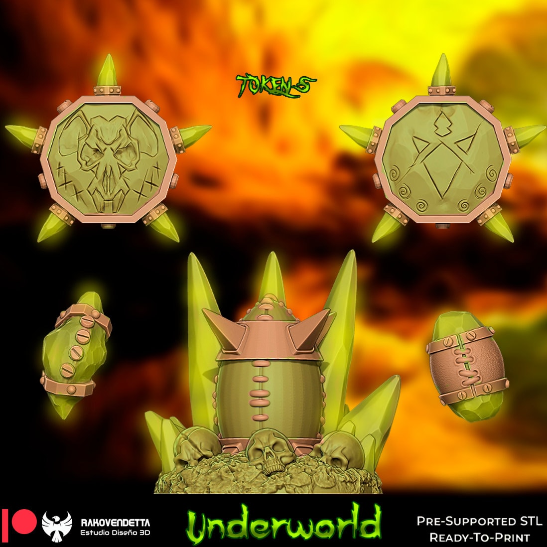 Rakovendetta Estudio Underworld Fantasy Football Team