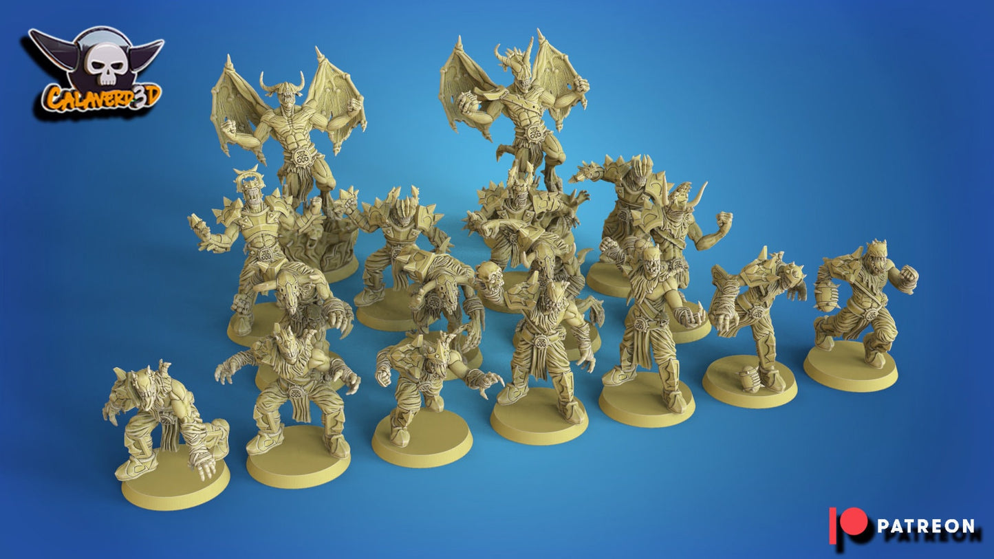 Calaverd3D Damned of the 9th Circle Fantasy Football Team