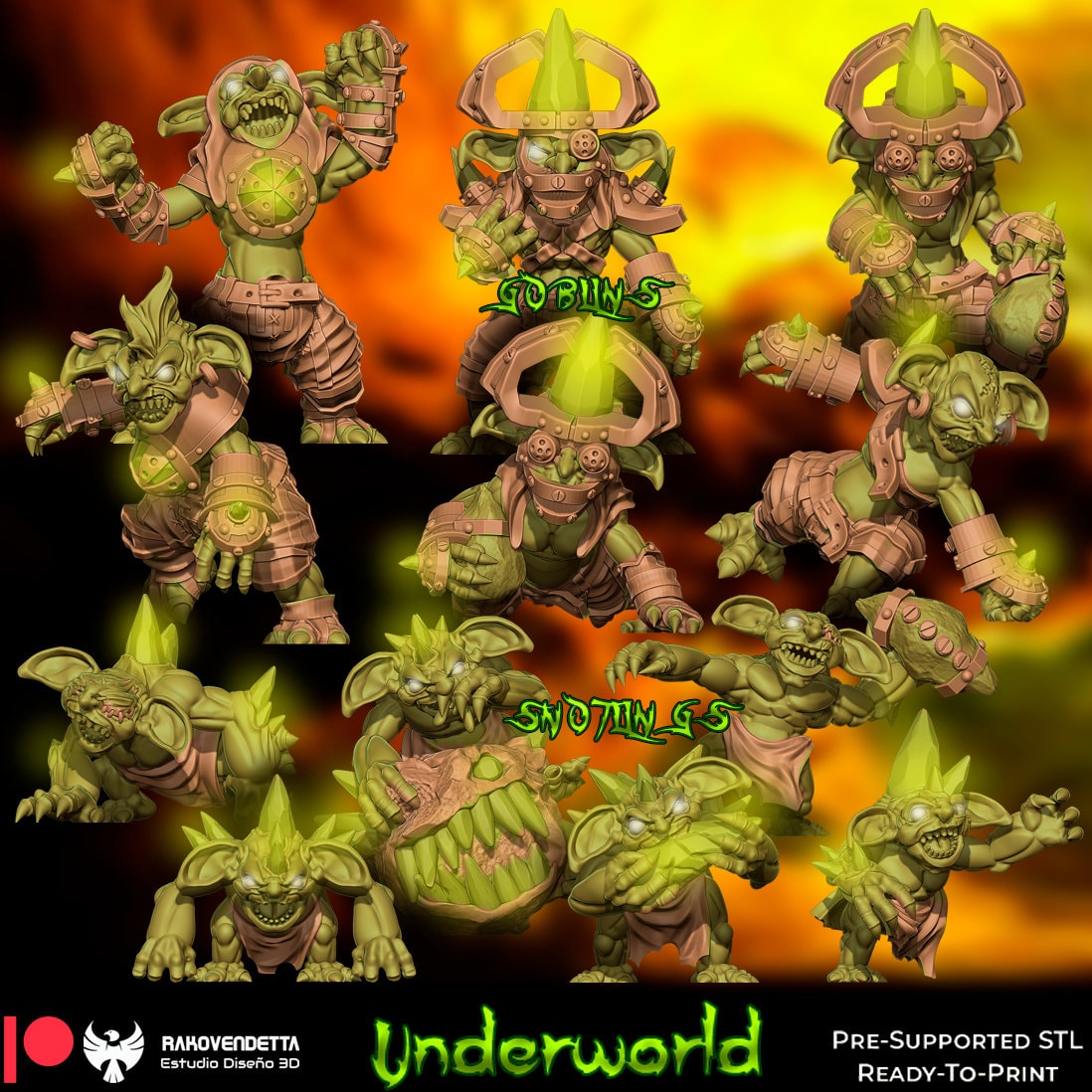 Rakovendetta Estudio Underworld Fantasy Football Team