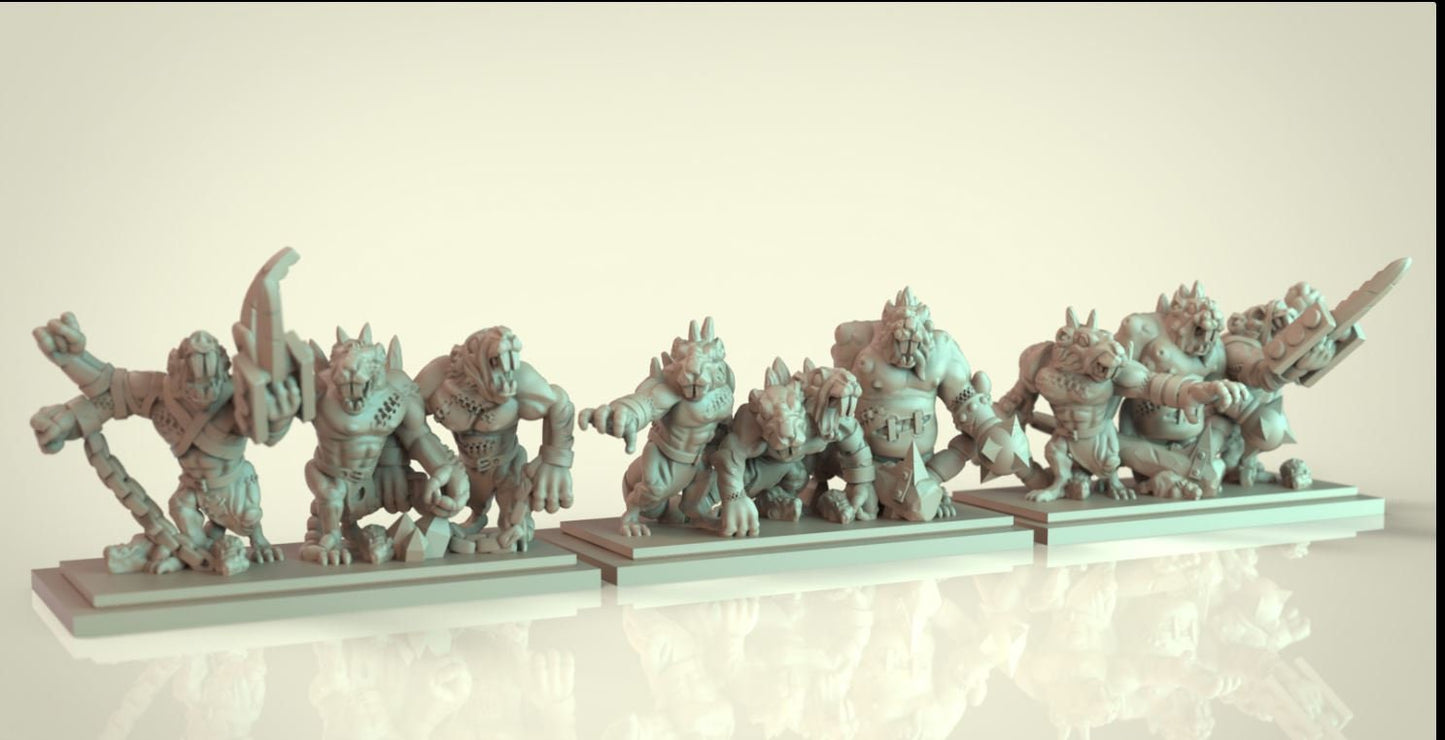 10mm Vermin Clans Army by Ankylo Miniatures